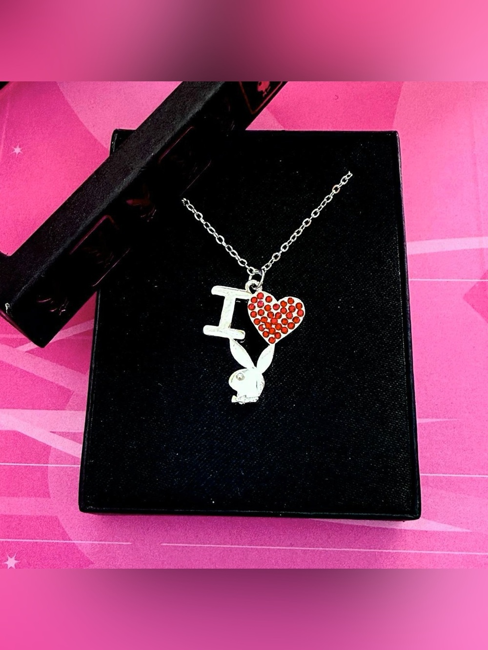 Playboy Y2K I love playboy necklace